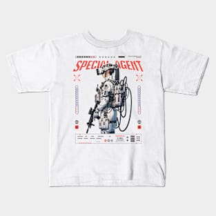 cyberpunk futuristic anime girls Kids T-Shirt